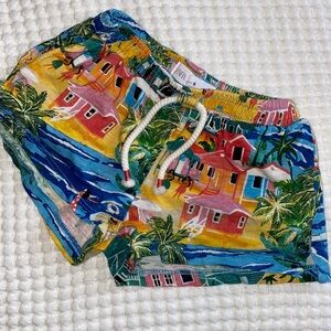 Zara tropical shorts
